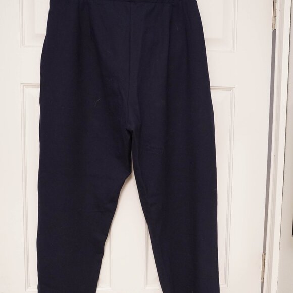 Universal Standard Navy Pull-On Ponte Straight LePants Size M Stretch Work Pants - Picture 3 of 3